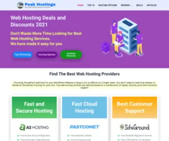 Peakhostings.com(Home) Screenshot