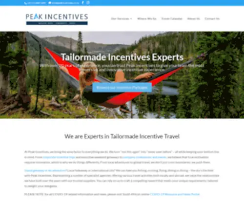 Peakincentives.co.za(Peak Incentives) Screenshot