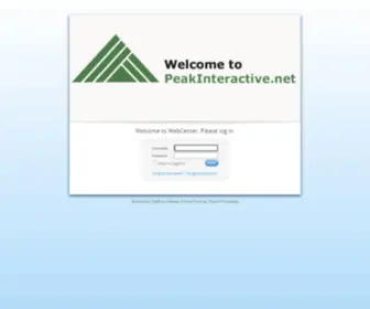 Peakinteractive.net(Peak Interactive) Screenshot