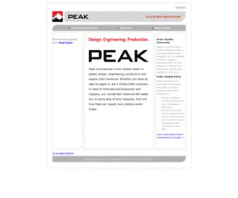 Peakinternational.com(Peak International) Screenshot