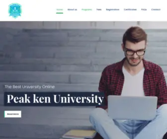 Peakken-University.us(Peak ken University) Screenshot