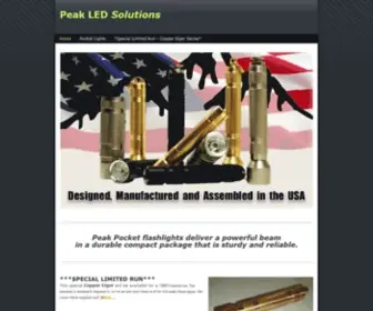 Peakledsolutions.net(Peak LED Solutions) Screenshot