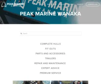 Peakmarine.co.nz(Peak Marine) Screenshot