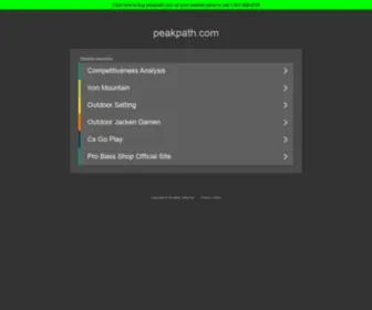 Peakpath.com(Peakpath) Screenshot
