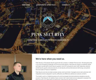 Peaksecurityinc.com(Peak Security) Screenshot