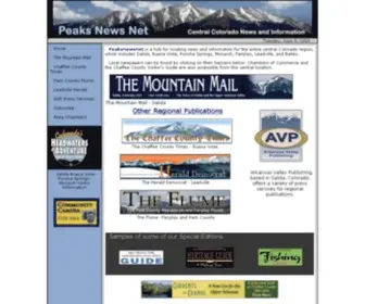 Peaksnewsnet.com(Central Colorado News and Information) Screenshot