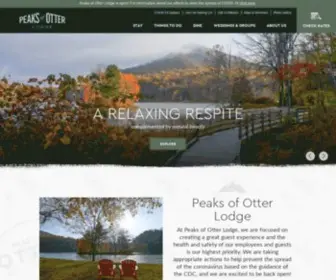 Peaksofotter.com(Blue Ridge Parkway Hotel) Screenshot