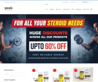 Peaksteroids.com(Buy Quality Steroids UK) Screenshot