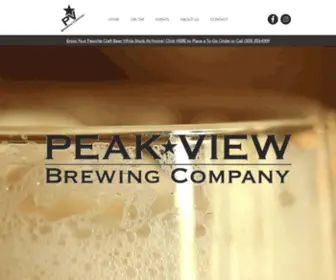 Peakviewbrewing.com(Brewery) Screenshot