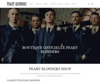 Peakyblinders.fr(Bérets et Accessoires Peaky Blinders) Screenshot