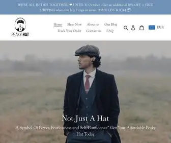 Peakyhat.com(The Peaky Hat) Screenshot