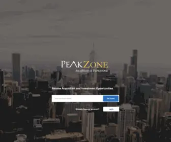 PeakZone.com(PEAK ZONE) Screenshot