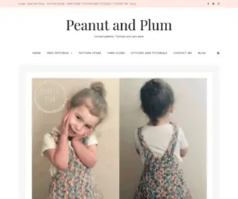 Peanutandplum.co.uk(Free Crochet Patterns) Screenshot