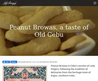 Peanutbrowas.com(Lola Pureza's) Screenshot