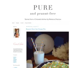 Peanutfreegourmet.com(Pure and Peanut Free) Screenshot