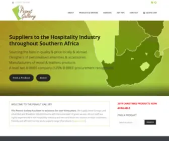 Peanutgallery.co.za(Hospitality Supplier) Screenshot