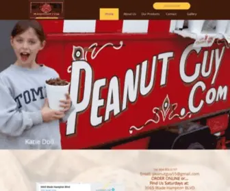 Peanutguy.com(Boiled Peanuts for Sale) Screenshot