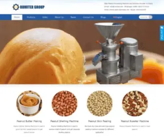 Peanutprocess.com(Peanut Shelling Machine) Screenshot