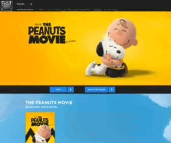 Peanutsmovie.com(The Peanuts Movie) Screenshot