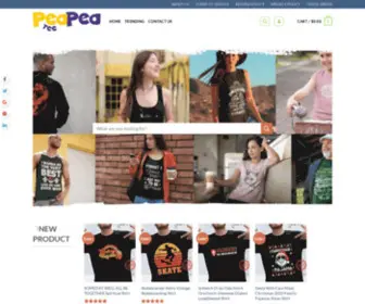 Peapeatee.com(The best loving fashion) Screenshot