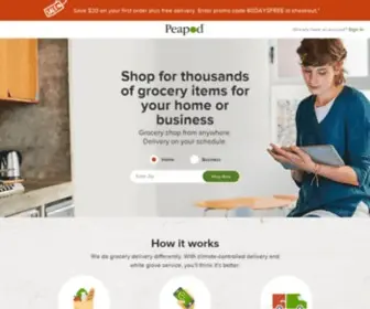Peapod.com(Grocery Delivery Service) Screenshot