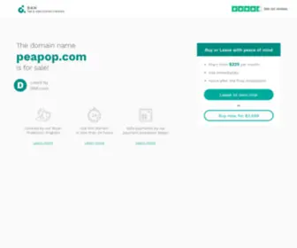 Peapop.com(Peapop) Screenshot