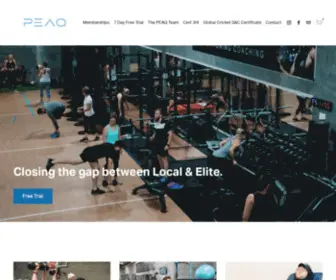 Peaq.com.au(Get yourself in PEAQ Condition) Screenshot