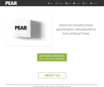 Pearcards.com(PEAR Cards) Screenshot