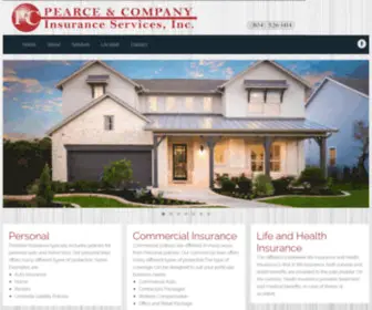 Pearceandcompany.com(Pearce and Company Insurance) Screenshot