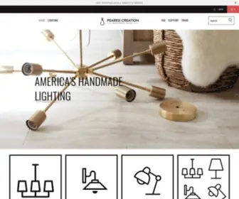 Pearedcreation.com(Peared Creation) Screenshot
