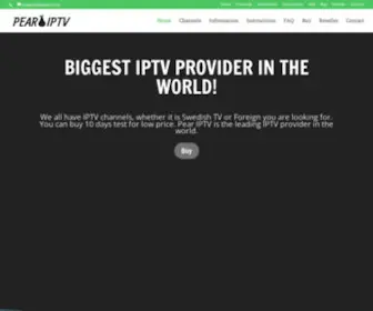 Peariptv.com(Pear IPTV) Screenshot