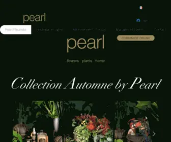 Pearl-Fleuriste.com(Livraison Fleurs Geneve) Screenshot