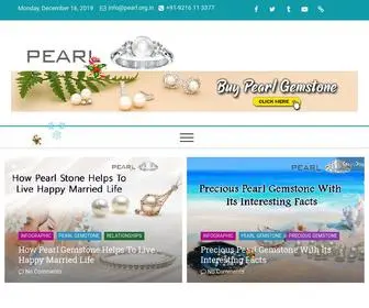 Pearl.org.in(Buy natural pearl gemstone (moti stone)) Screenshot