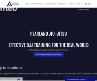 Pearlandjiujitsu.com(Brazilian jiu) Screenshot