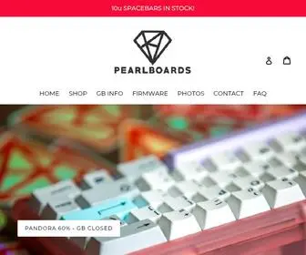 Pearlboards.net(Pearl Keyboards) Screenshot