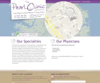 Pearlclinicllc.com(The Pearl Clinic) Screenshot