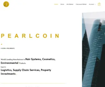 Pearlcoin.com(Pearlcoin Group) Screenshot