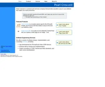 Pearlcrescent.com(Pearl Crescent) Screenshot