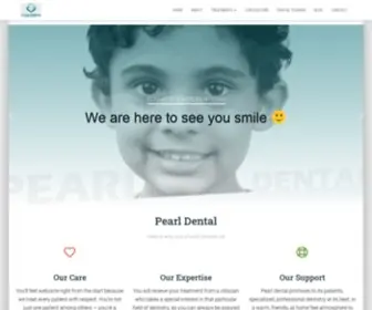 Pearldentalchennai.com(Pearl Dental Care) Screenshot