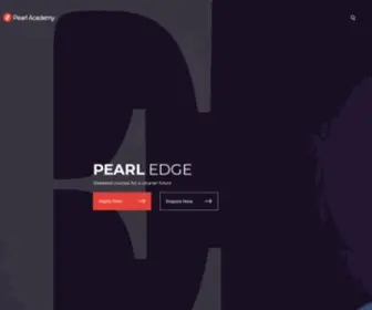 Pearledge.co.in(Pearl Academy) Screenshot