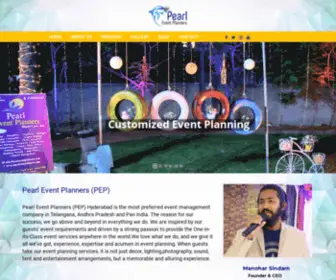 Pearleventplanners.in(Weddings,Receptions,Anniversaries,Birtdays) Screenshot