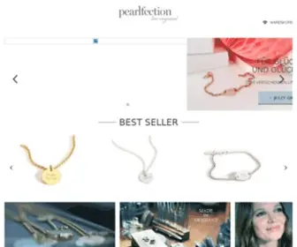 Pearlfection.de(Schmuck selbst gestalten bei Pearlfection) Screenshot