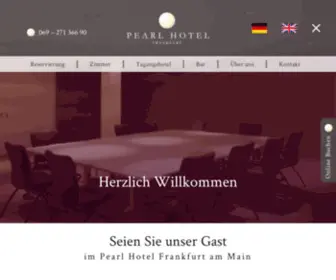 Pearlhotel.de(Pearl Hotel) Screenshot