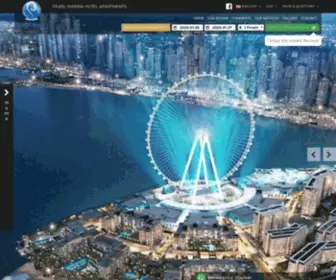 Pearlmarinahotel.com(Pearl Marina Hotel Apartments Dubai United Arab Emirates) Screenshot