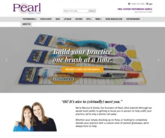 Pearloralcare.com(Pearl oral care dental supplies) Screenshot