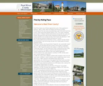 Pearlrivercounty.net(Pearl River County on the Web) Screenshot