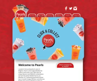 Pearlsbubbletea.com(Pearls Bubble Tea Brighton) Screenshot