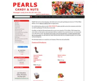 Pearlscandynh.com(Pearls Nostalgic Candy) Screenshot