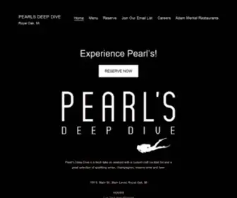 Pearlsdeepdive.com(Royal Oak) Screenshot