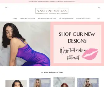 Pearlshairboutique.com(THE NUMBER ONE ONLINE STORE) Screenshot